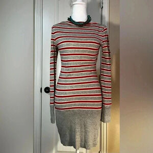 Free People Women's Stripe Boatneck Tunic Dress Small